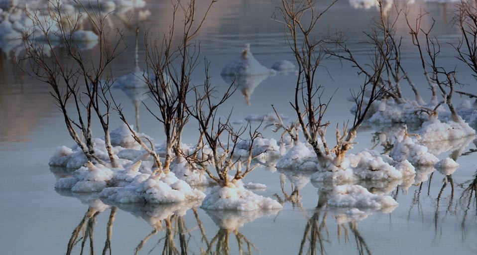 Salt formations in the Dead Sea in Israel -- PhotoStock-Israel/age fotostock &copy; (Bing United Kingdom)