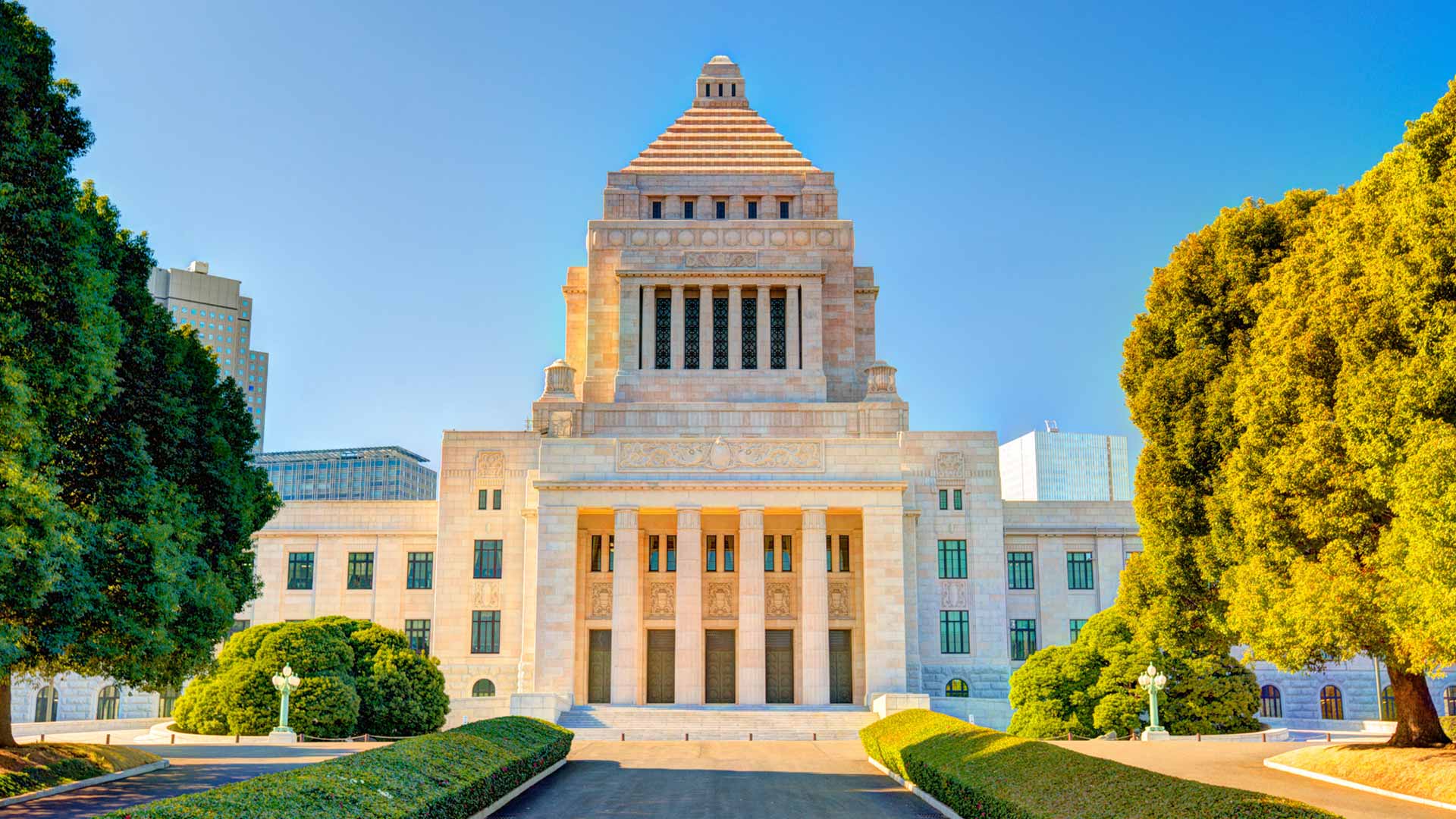 ｢国会議事堂｣東京, 永田町 (© Sean Pavone/Alamy Stock Photo)(Bing Japan)