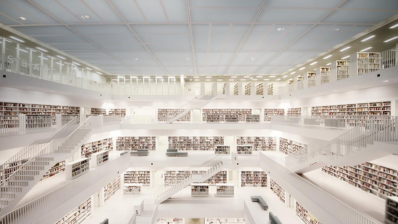 Stuttgart City Library, Mailänder Platz in Stuttgart, Germany (© Guillaume Rio/500px)(Bing United Kingdom)