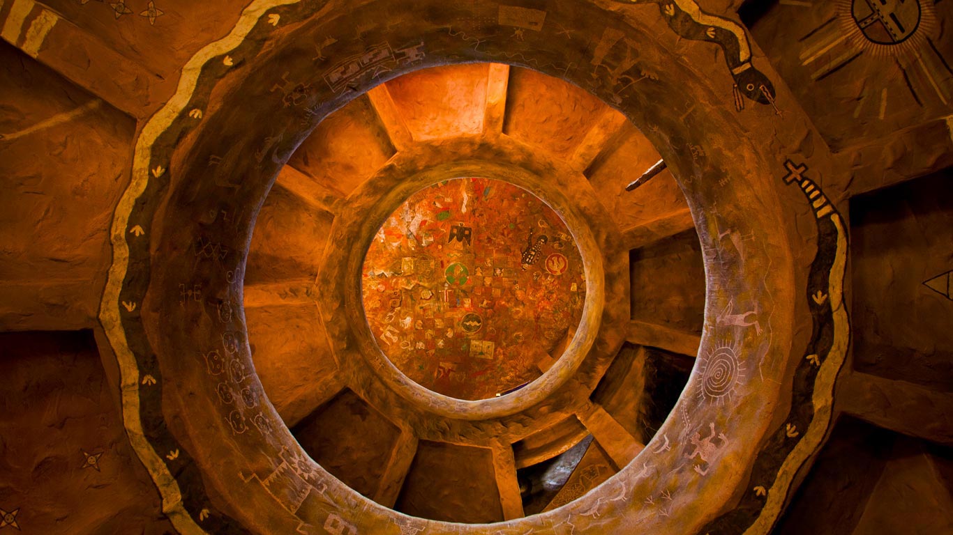 Mural in the Desert View Watchtower at Grand Canyon National Park, Arizona (© Richard Nowitz/National Geographic Creative/Alamy)(Bing United Kingdom)