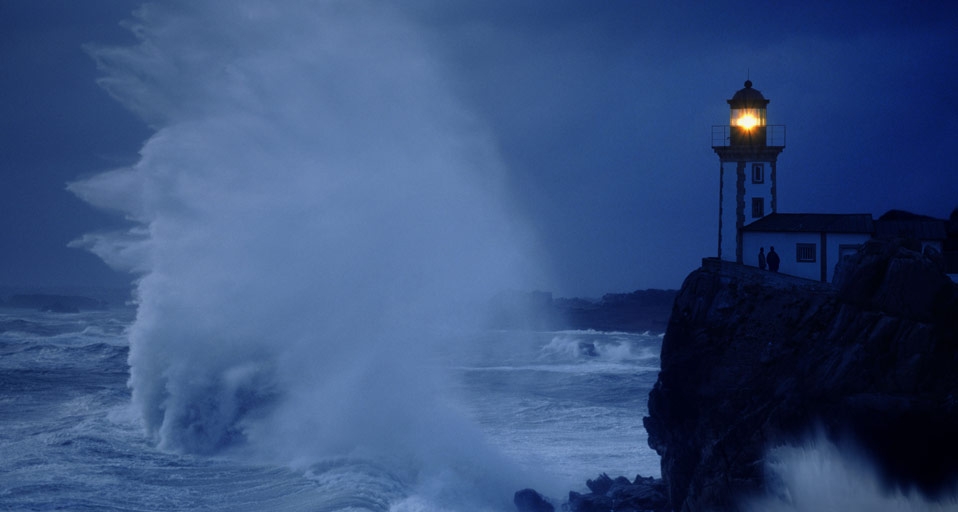 Louët island and lighthouse at the entrance to the Bay of Morlaix, Brittany, France -- SIME / eStock Photo &copy; (Bing Canada)