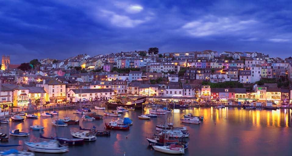 Boats in Brixham Harbour, Devon, England (© Luca Da Ros/4Corners) &copy; (Bing United Kingdom)