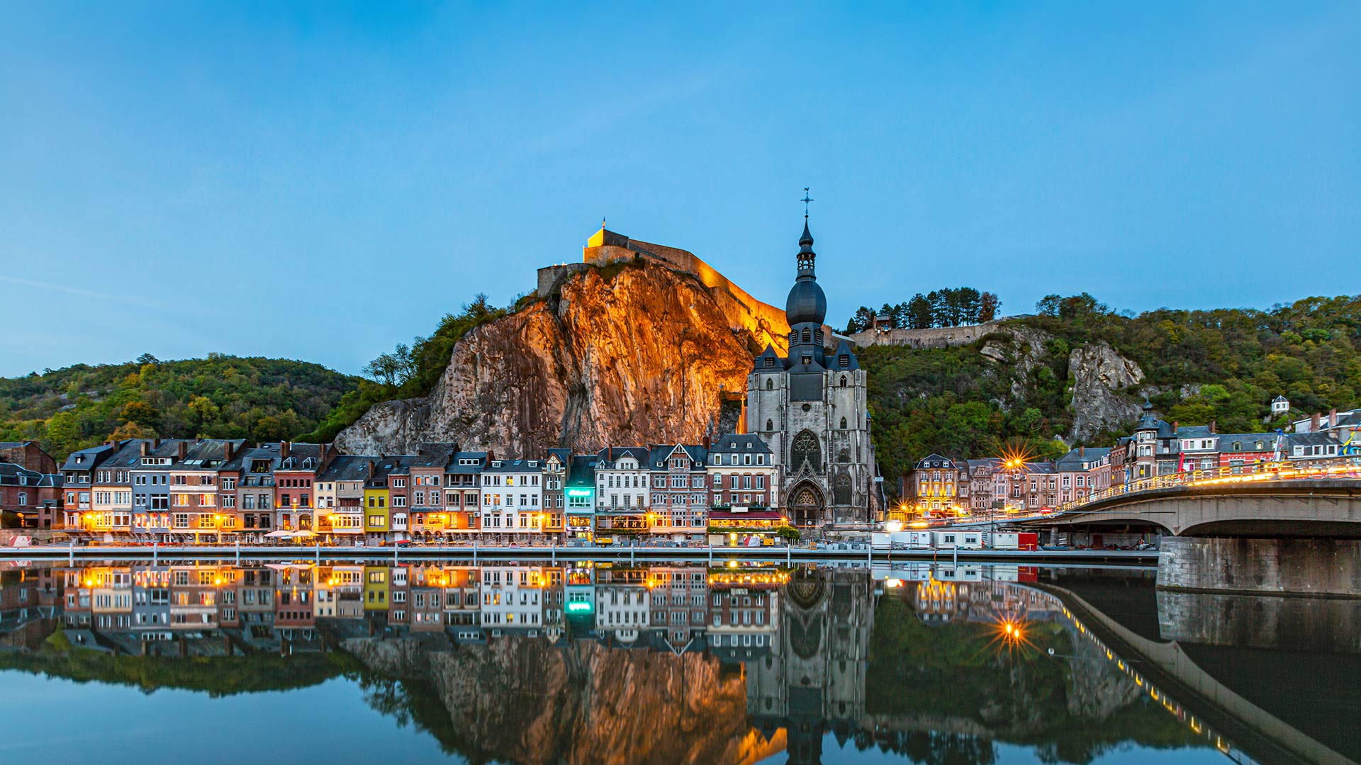 Dinant and the River Meuse in Namur, Belgium (© Kadagan/Shutterstock)(Bing United Kingdom)