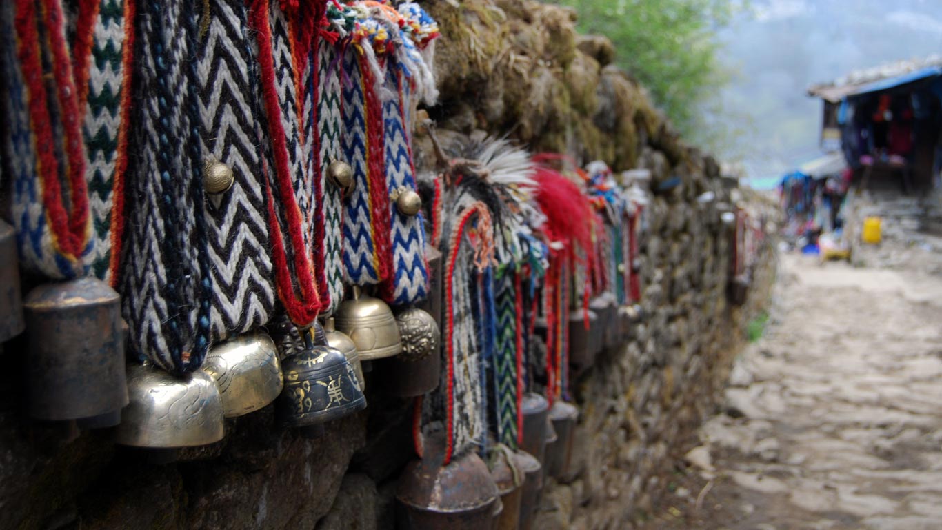 Yak bells for sale in Namche Bazaar, Nepal (© Sameer Tejani)(Bing United States)