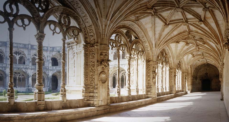 The Cloister of the Monastery of the Hieronymites  in Lisbon, Portugal -- Nachos Calonge/Photolibrary &copy; (Bing United Kingdom)