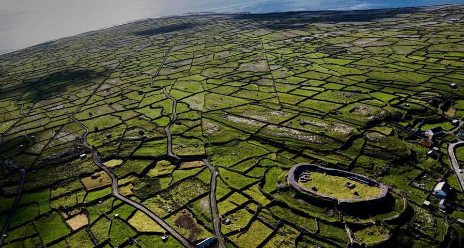 Aerial view over Inishmaan in the Aran Islands, Ireland -- Chris Hill/Getty Images &copy; (Bing United Kingdom)