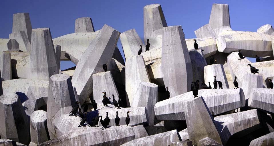 Wave Breakers, Robben Island, South Africa - Hoberman Collection UK/Photolibrary &copy; (Bing United Kingdom)
