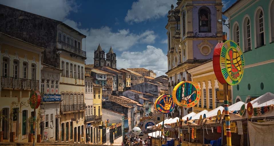 Carnival at Pelourinho, the old historic center of Salvador, Brazil, -- SIME/eStock Photo &copy; (Bing United Kingdom)