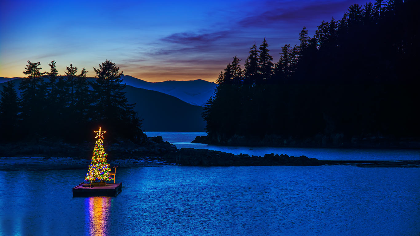 Amalga Harbor near Juneau, Alaska (© Mark Kelley/Tandem Stills + Motion)(Bing United Kingdom)