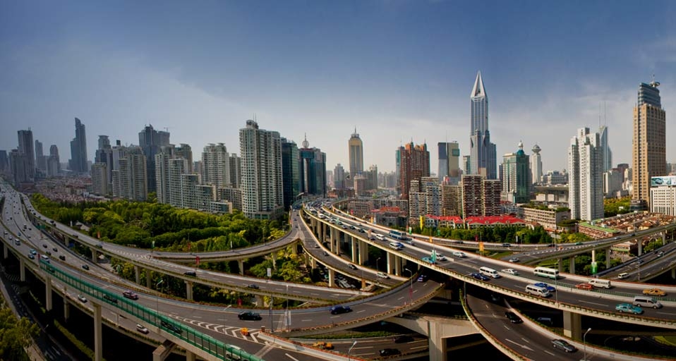 Highways and skyline of Shanghai, China -- Jose Fuste Raga/Corbis &copy; (Bing United Kingdom)