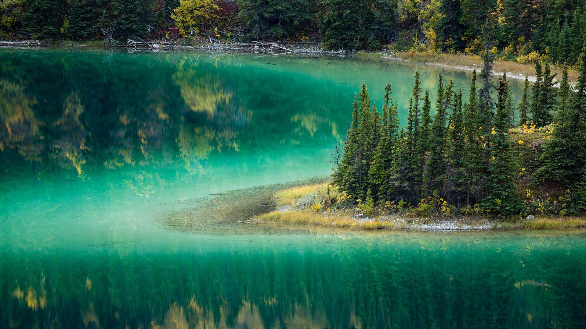 Emerald Lake near Carcross, Yukon Territories (© David Noton Photography/Alamy Stock Photo)(Bing Canada)