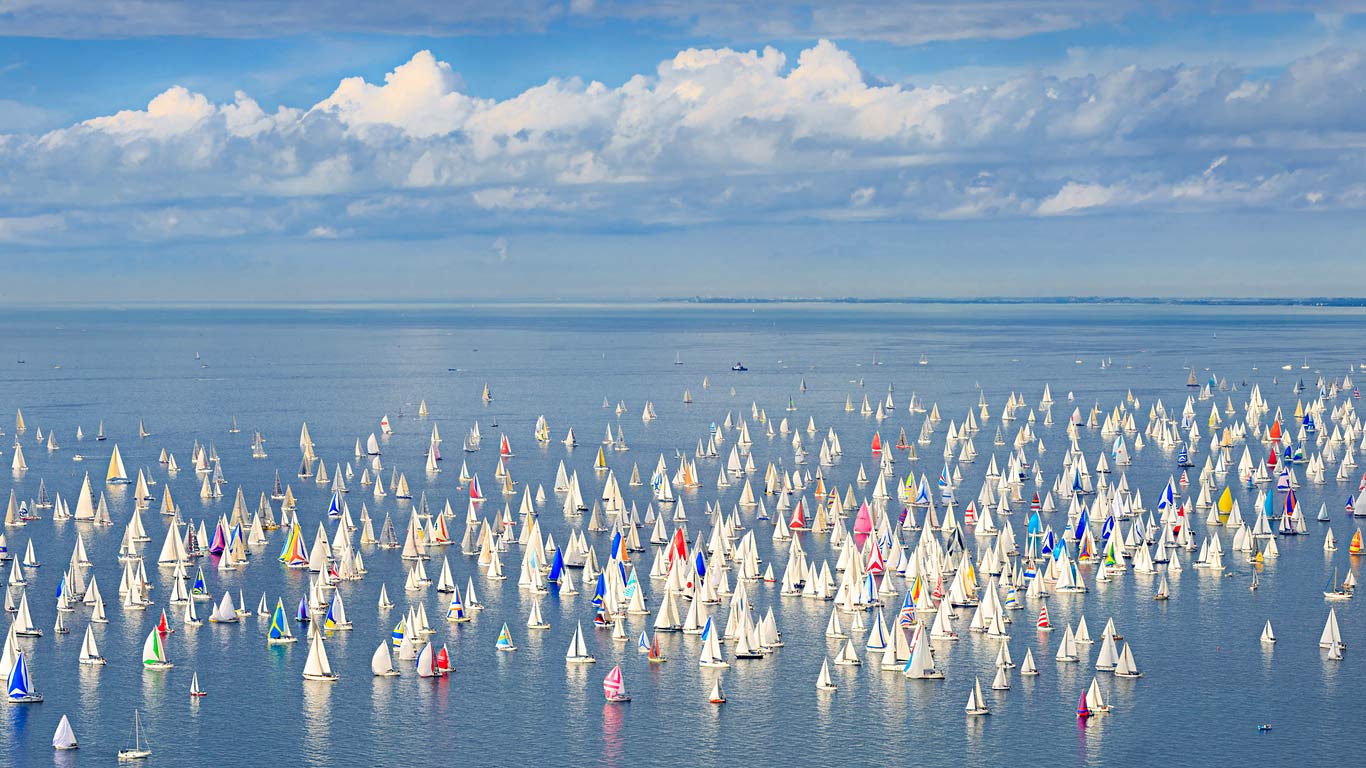 Barcolana regatta, Gulf of Trieste, Italy (© SIME/eStock Photo)(Bing United States)