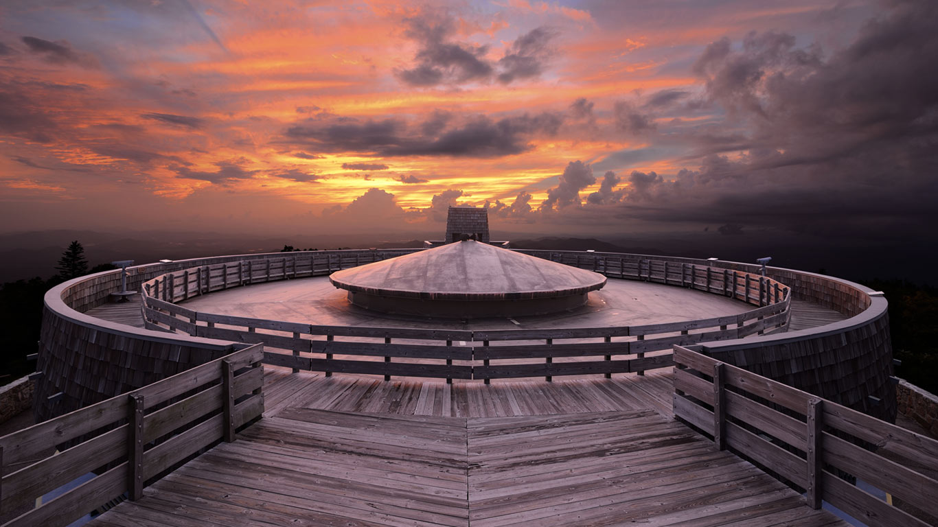 Observatory on the summit of Brasstown Bald Mountain in Georgia, USA (© Sean Pavone/Alamy)(Bing United Kingdom)