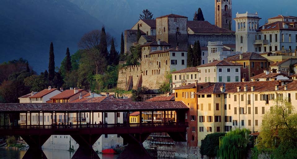 Ponte degli Alpini and the Brenta river in Bassano del Grappa, Italy -- SIME/eStock &copy; (Bing United Kingdom)