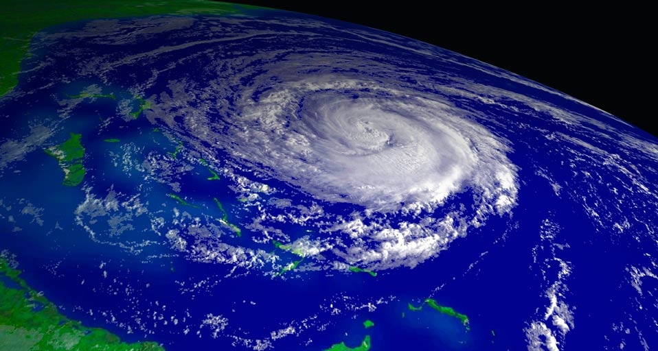 Hurricane Jeanne over the Bahamas in 2004 -- NOAA/Corbis &copy; (Bing United Kingdom)