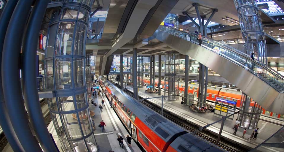 Berlin Hauptbahnhof train station, Berlin, Germany -- Grant Faint/Getty Images &copy; (Bing Canada)