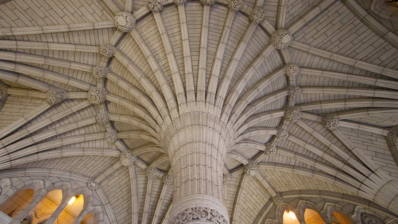 Confederation Hall at the Parliament Building in Ottawa, Ont. (© Peter Langer/Getty Imgaes)(Bing Canada)