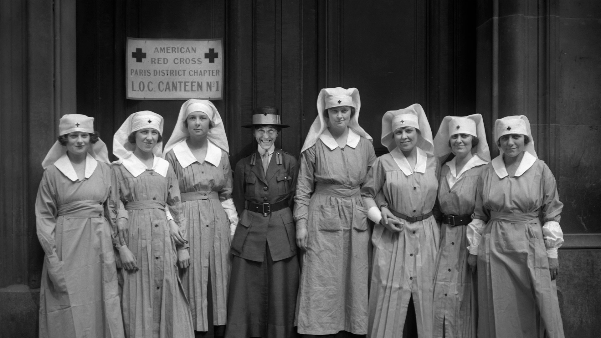 Nurses serving with the American Red Cross in Paris, France, in May 1919 (© Universal History Archive/Universal Images Group via Getty Images)(Bing United States)