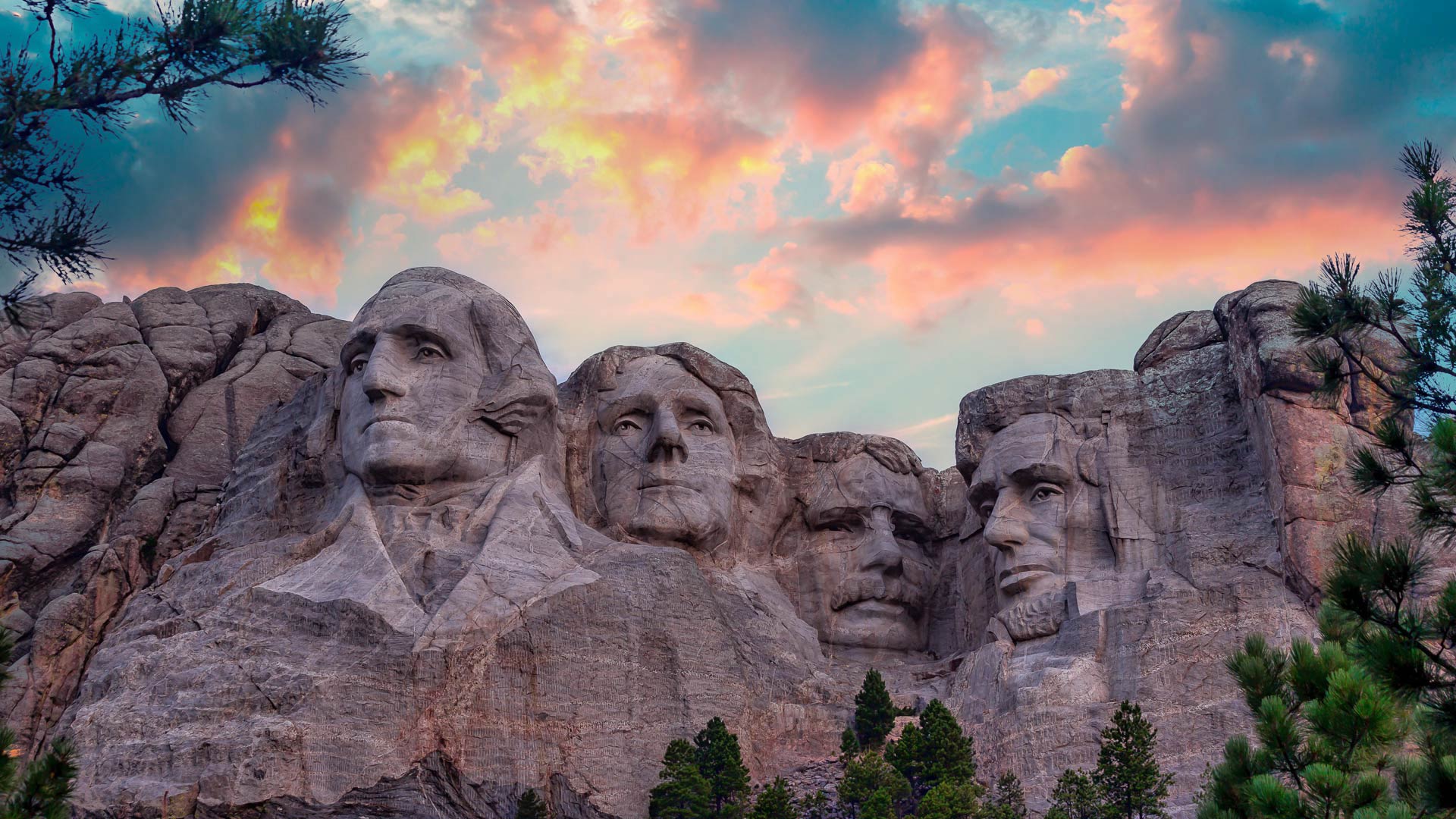 Mount Rushmore National Memorial in South Dakota (© Tony Austin/Alamy)(Bing United States)