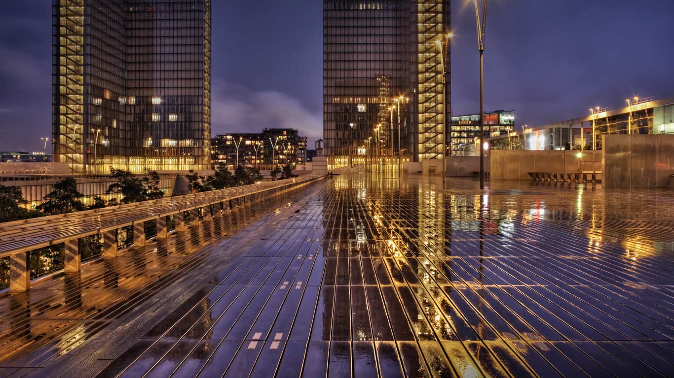 Site François-Mitterrand de la Bibliothèque nationale de France à Paris, Île-de-France (© Peet Simard/Corbis)(Bing France)