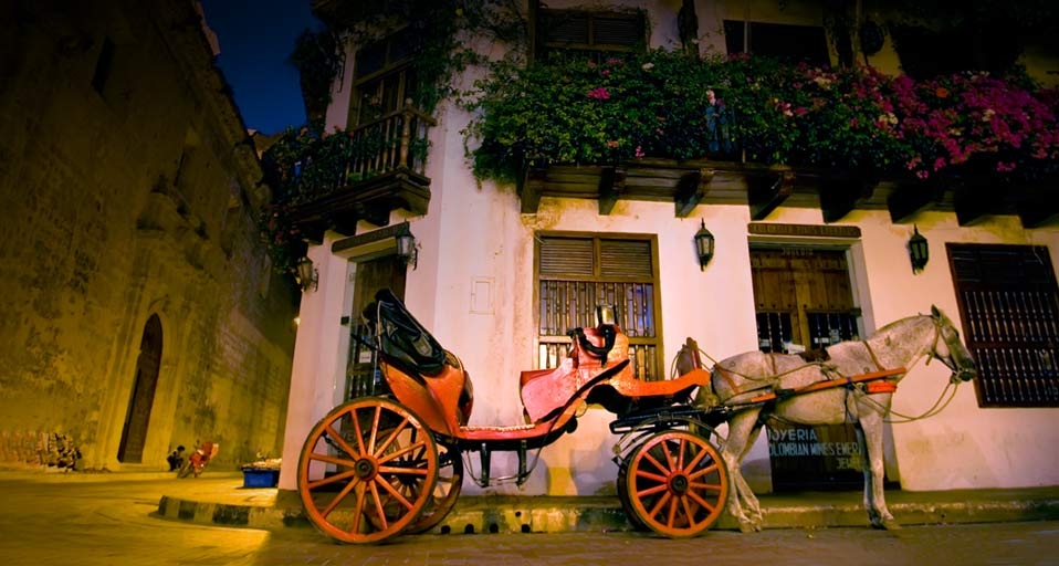 Typical Spanish Colonial architecture in Cartagena, Columbia  -- PhotoLatino/eStock Photo &copy; (Bing United Kingdom)