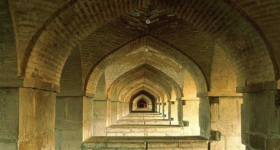 Arches under the Khaju Bridge in Isfahan, Iran -- Eric Martin/Photolibrary &copy; (Bing United Kingdom)