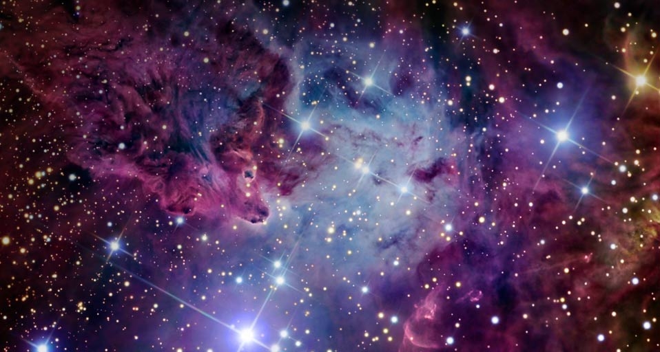 The Fox Fur Nebula, located towards the constellation of Monoceros, is an immense cloud of interstellar gas and cosmic dust -- Stocktrek Images/Corbis &copy; (Bing Australia)