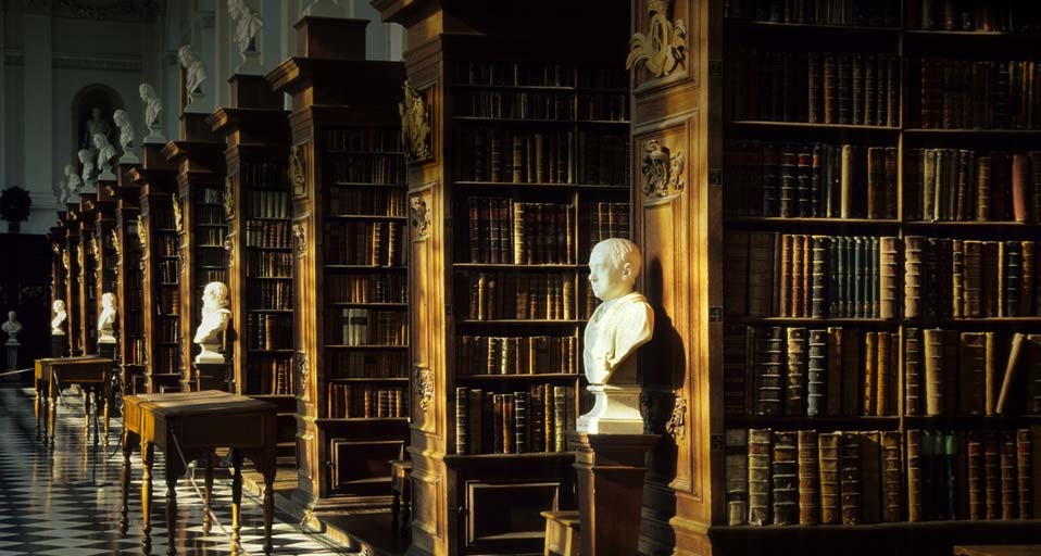 Trinity College, Wren Library at Trinity College,  University of Cambridge,  Cambridge, England &copy; (Bing United Kingdom)
