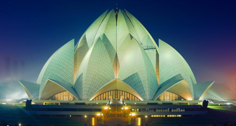 Temple du Lotus à Delhi, Inde (©Renaud Visage/Getty Images) &copy; (Bing France)