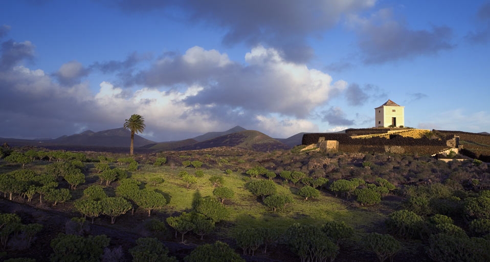 A small barn sits on a hilltop in the Yaiza area of southern Lanzarote, Canary Islands, Spain -- SIME/eStock Photo &copy; (Bing United Kingdom)
