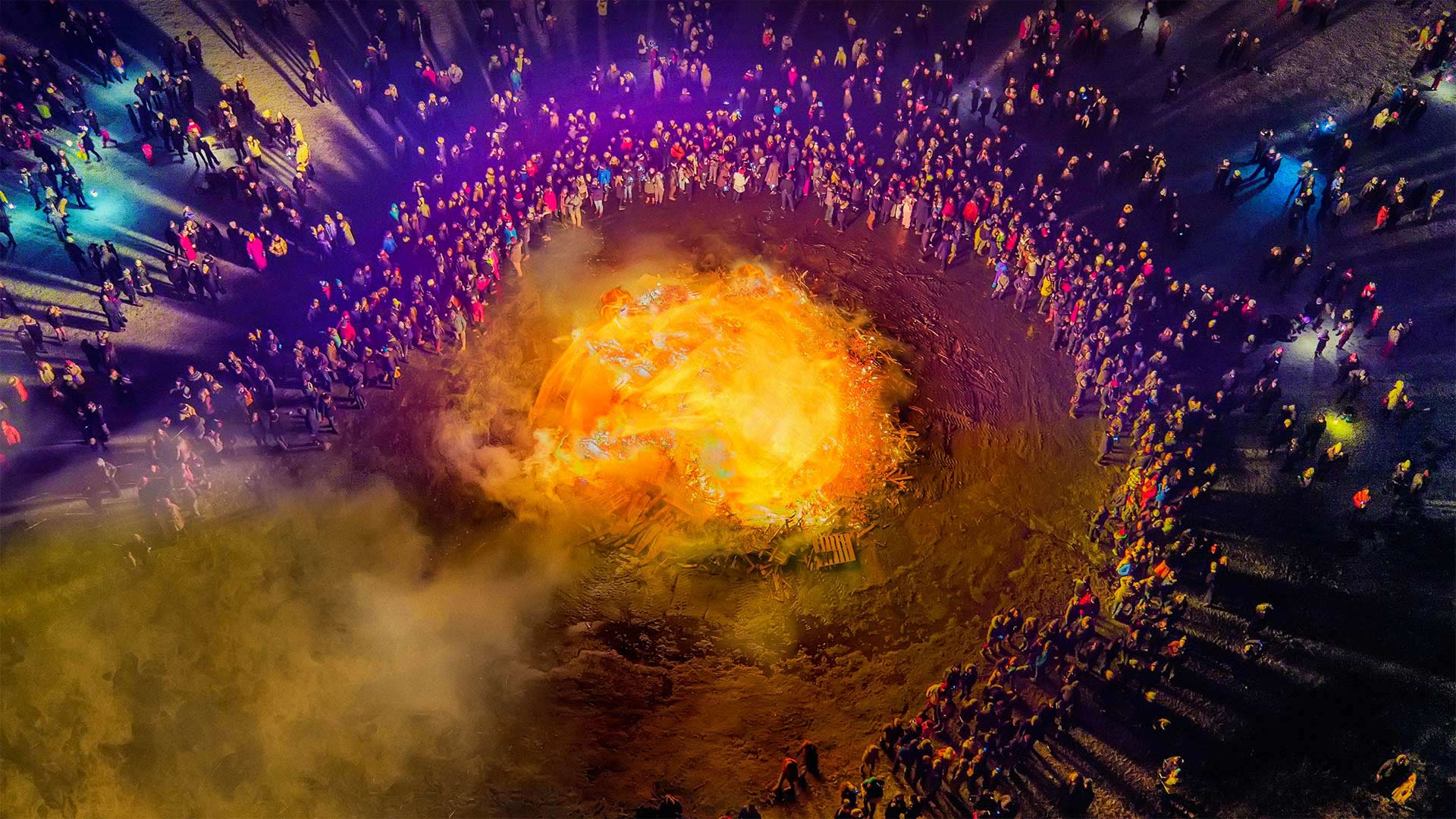 Bonfire to celebrate New Year