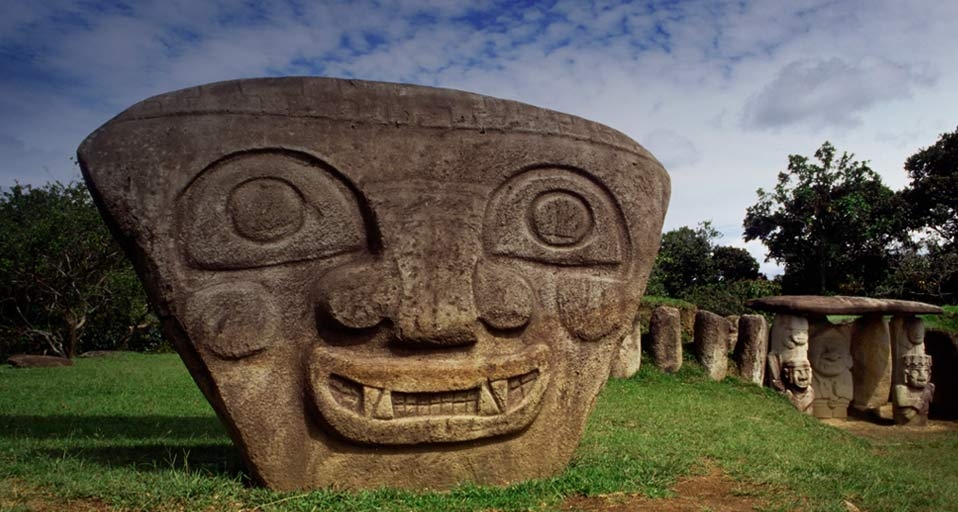 Sculpture at San Agustin Archaeological Park, San Agustin, Colombia -- Jane Sweeney/Corbis &copy; (Bing Canada)