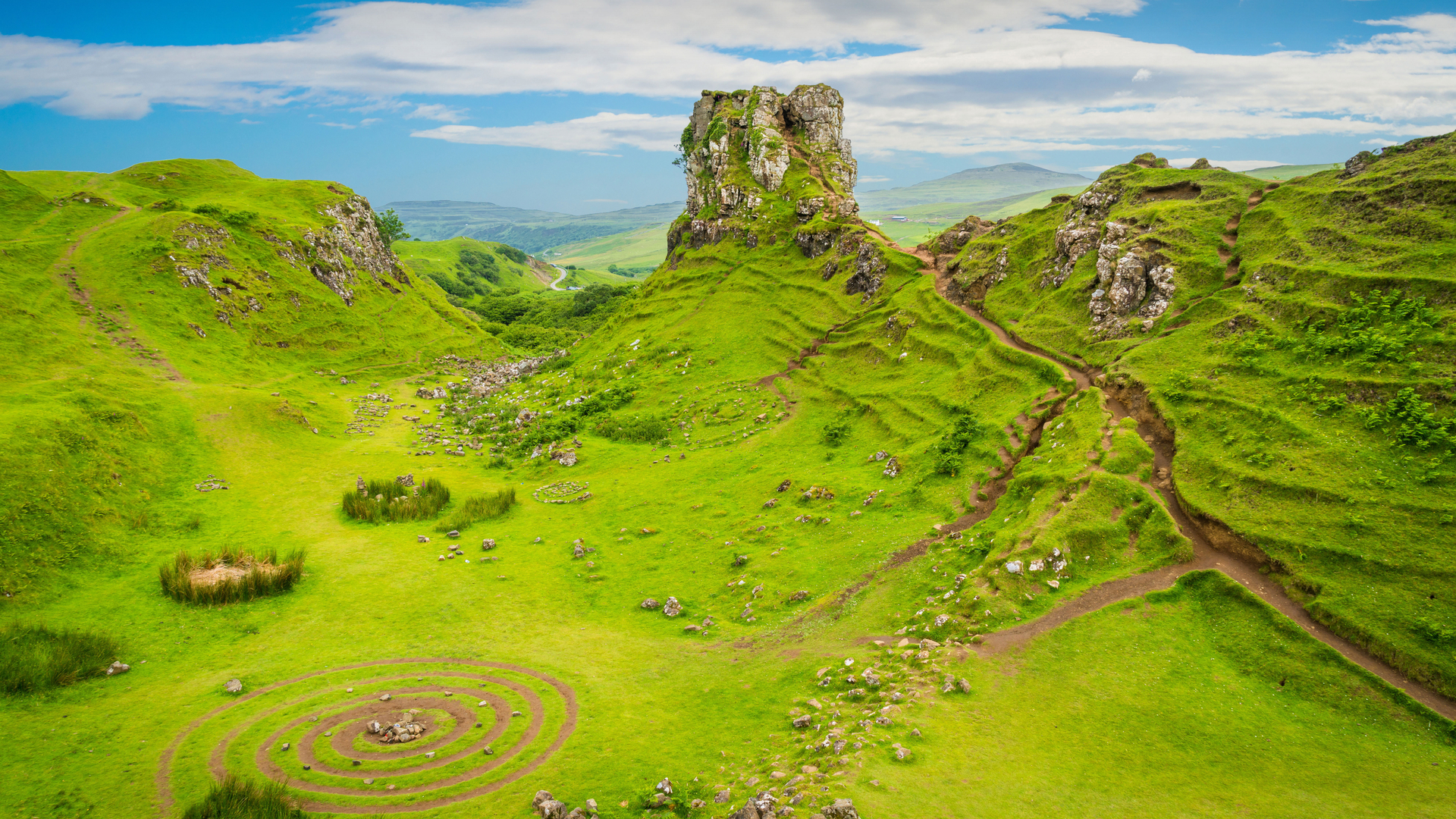 The Fairy Glen, in the hills above the village of Uig on the Isle of Skye (© e55evu/Getty Images)(Bing United Kingdom)