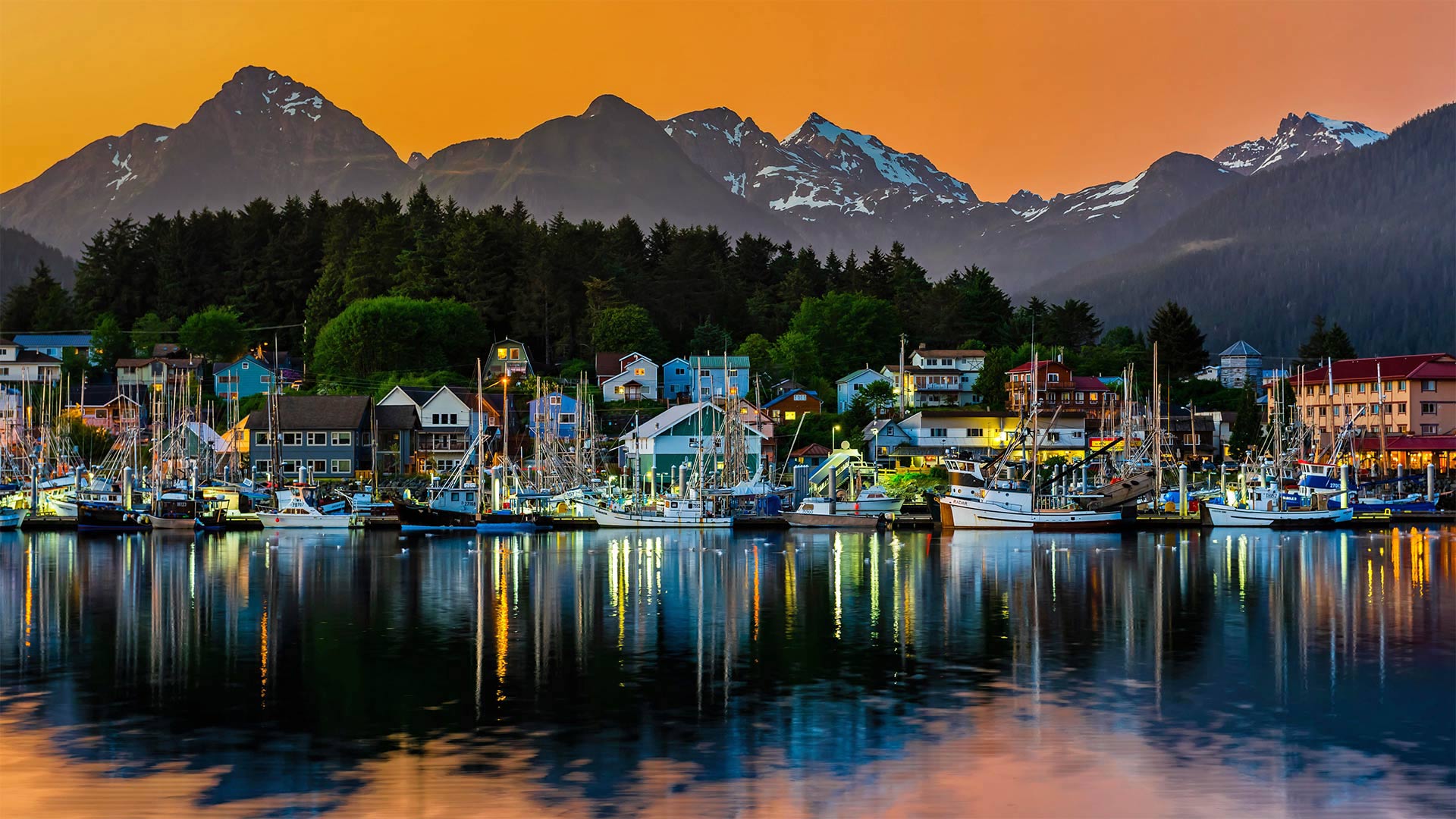 View of the harbour in Sitka, Alaska, USA (© Blaine Harrington III/Alamy)(Bing United Kingdom)