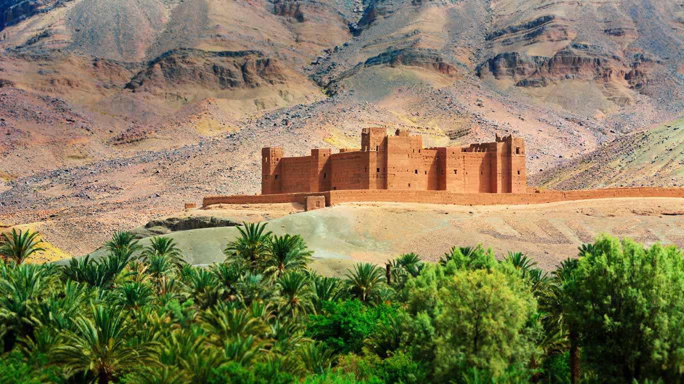 Timiderte Kasbah, Draa Valley, Morocco (© Mauricio Abreu/Aurora Photos)(Bing United Kingdom)