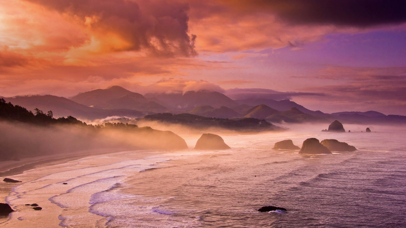 刘易斯和克拉克国家历史公园，美国俄勒冈州 (© Morey Milbradt/Alamy)(Bing China)