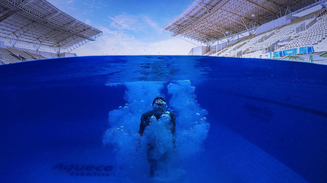Maria Lenk Aquatics Centre, Rio de Janeiro, Brazil (© Buda Mendes/Getty Images)(Bing United Kingdom)