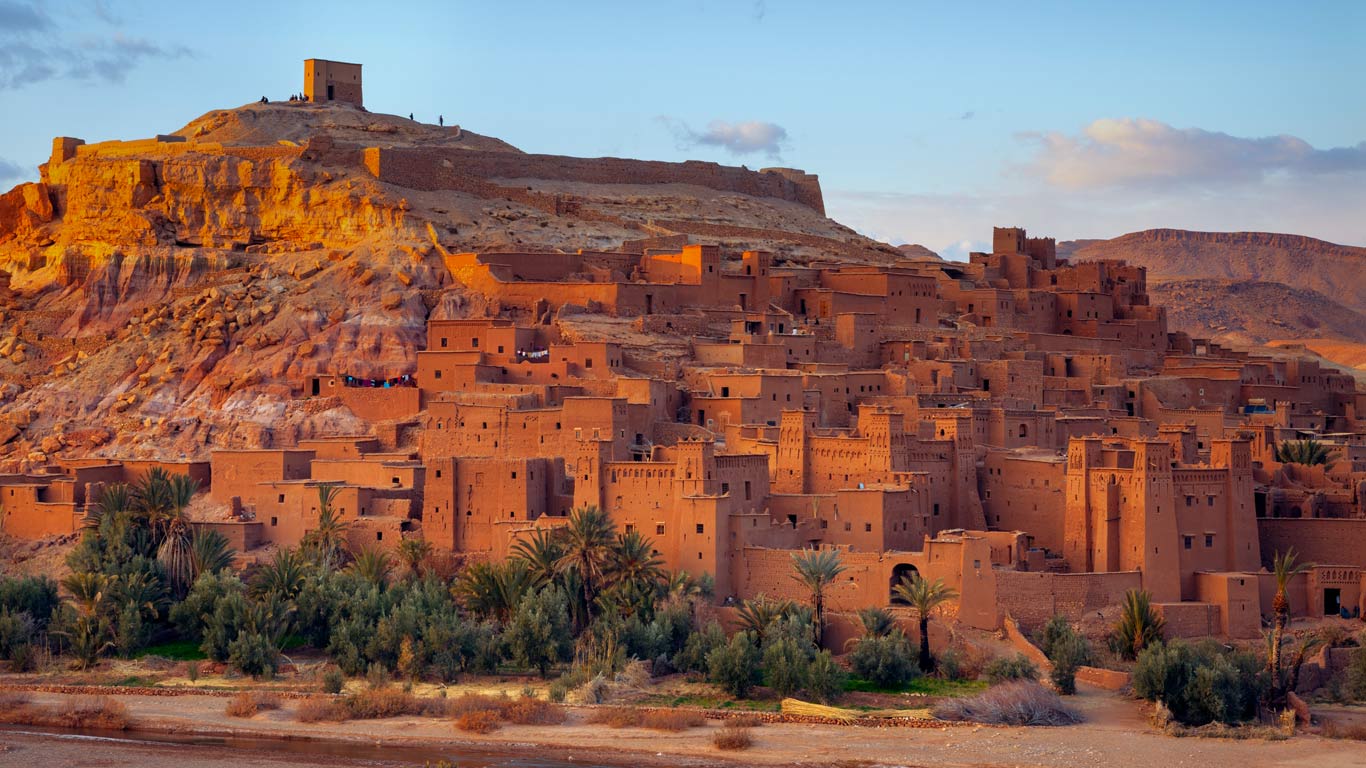 Aït Benhaddou, Atlas Mountains, Morocco (© Douglas Pearson/Corbis)(Bing United States)