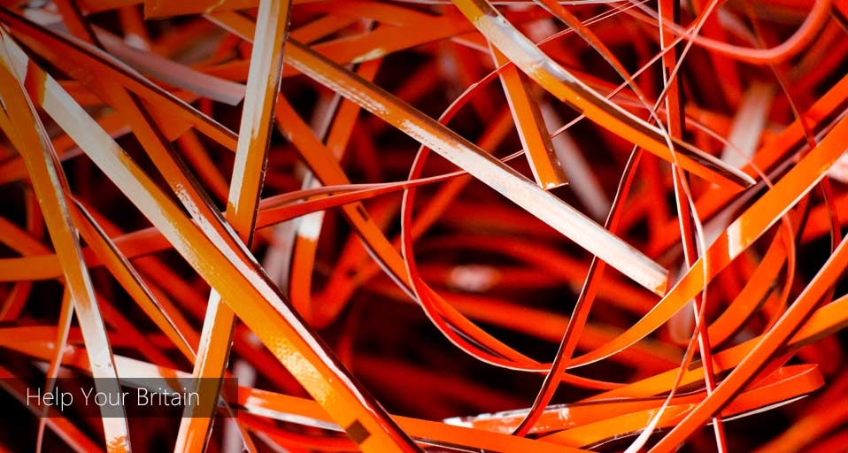 Shredded waste as part of Bing Help Your Britain with the charity ScrapstoresUK &copy; (Bing United Kingdom)