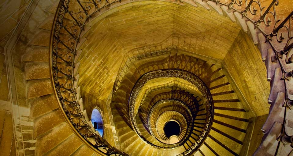 Staircase in Basilica of Notre-Dame de Fourvière in Lyon,  France -- SIME/eStock Photo &copy; (Bing United Kingdom)