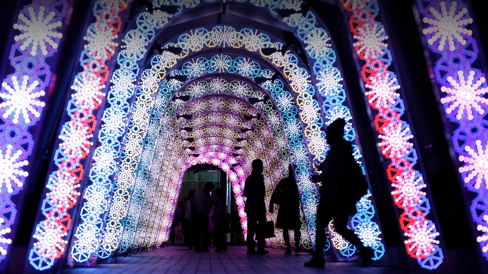 ｢東京ドームのイルミネーション｣東京, 文京区 (© REUTERS/Yuya Shino)(Bing Japan)