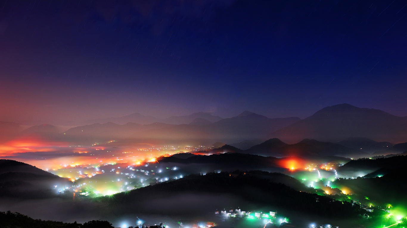 台湾，夜景 (© TPG/imageBROKER/Corbis)(Bing China)