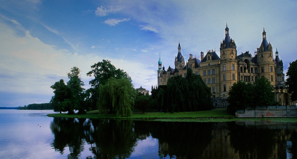 Schwerin Castle, located in the city of Schwerin, the capital of the Bundesland of Mecklenburg-Vorpommern, Germany -- H. & D. Zielske/Getty Images &copy; (Bing Canada)