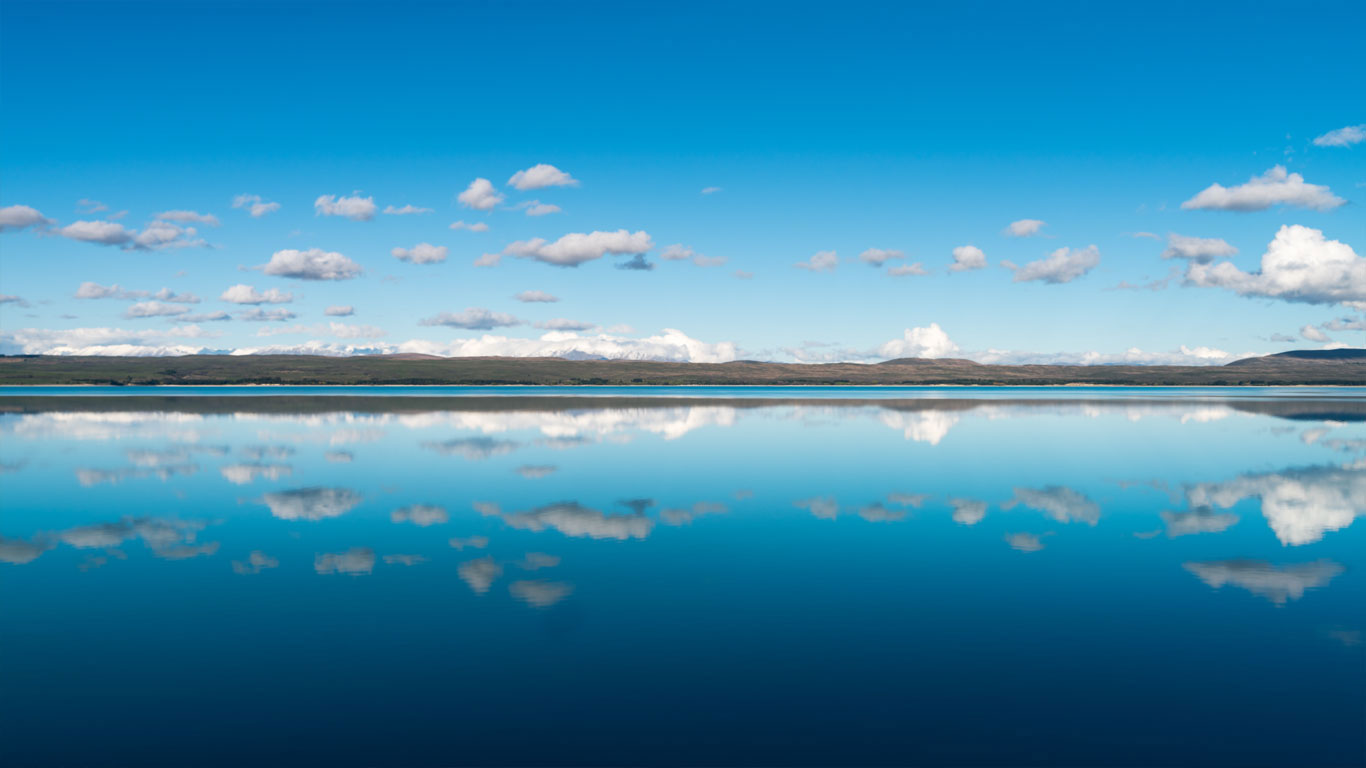 普卡基湖，新西兰南岛 (© Martin Heck/Nimia)(Bing China)