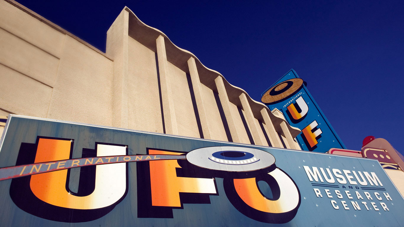 International UFO Museum and Research Center, Roswell, New Mexico (© Walter Bibikow/Danita Delimont)(Bing United States)