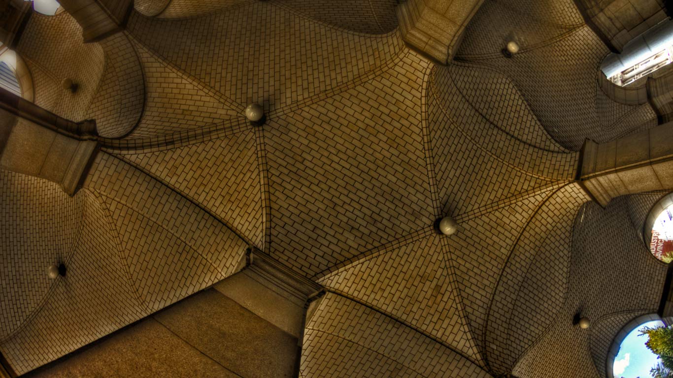 Brooklyn Bridge – City Hall/Chambers Street subway station ceiling, New York City (© Mick C./500px)(Bing Canada)