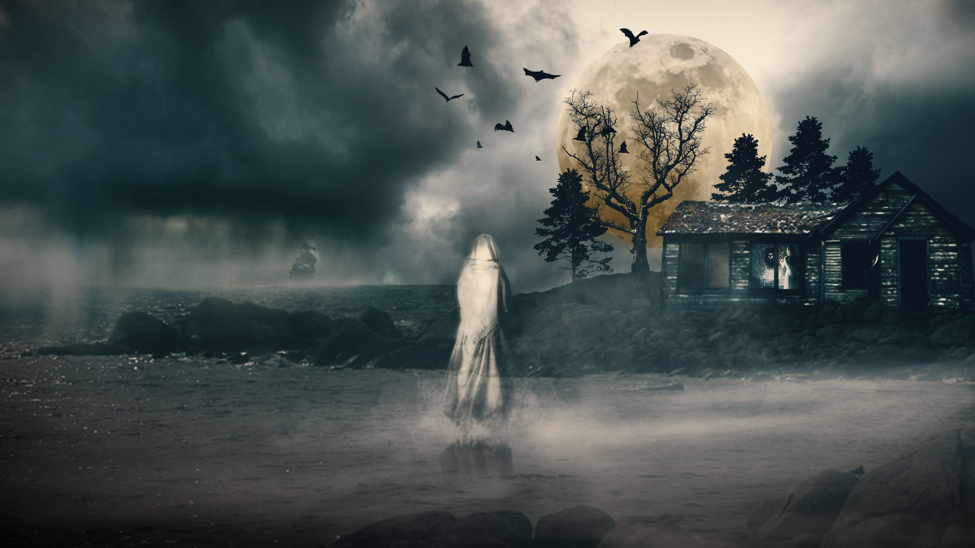 Homage to legendary ghost stories (© Lindsay Daniels Design/Gary Spradling/Alamy, Corbis Images, Getty Images, plainpicture, Shutterstock, SuperStock)(Bing United States)