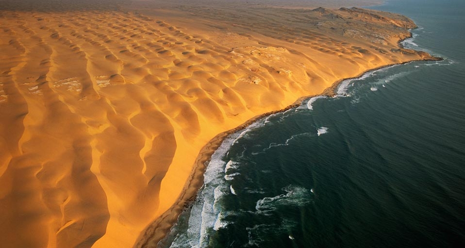 The Skeleton Coast, half way between Walvis Bay and Luderitz, Namib-Naukluft Park, Namibia -- George Steinmetz/Corbis &copy; (Bing United Kingdom)