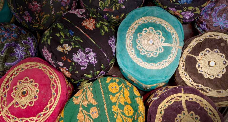 Yarmulkes for sale in a market (© John & Lisa Merrill/Danita Delimont) &copy; (Bing United Kingdom)