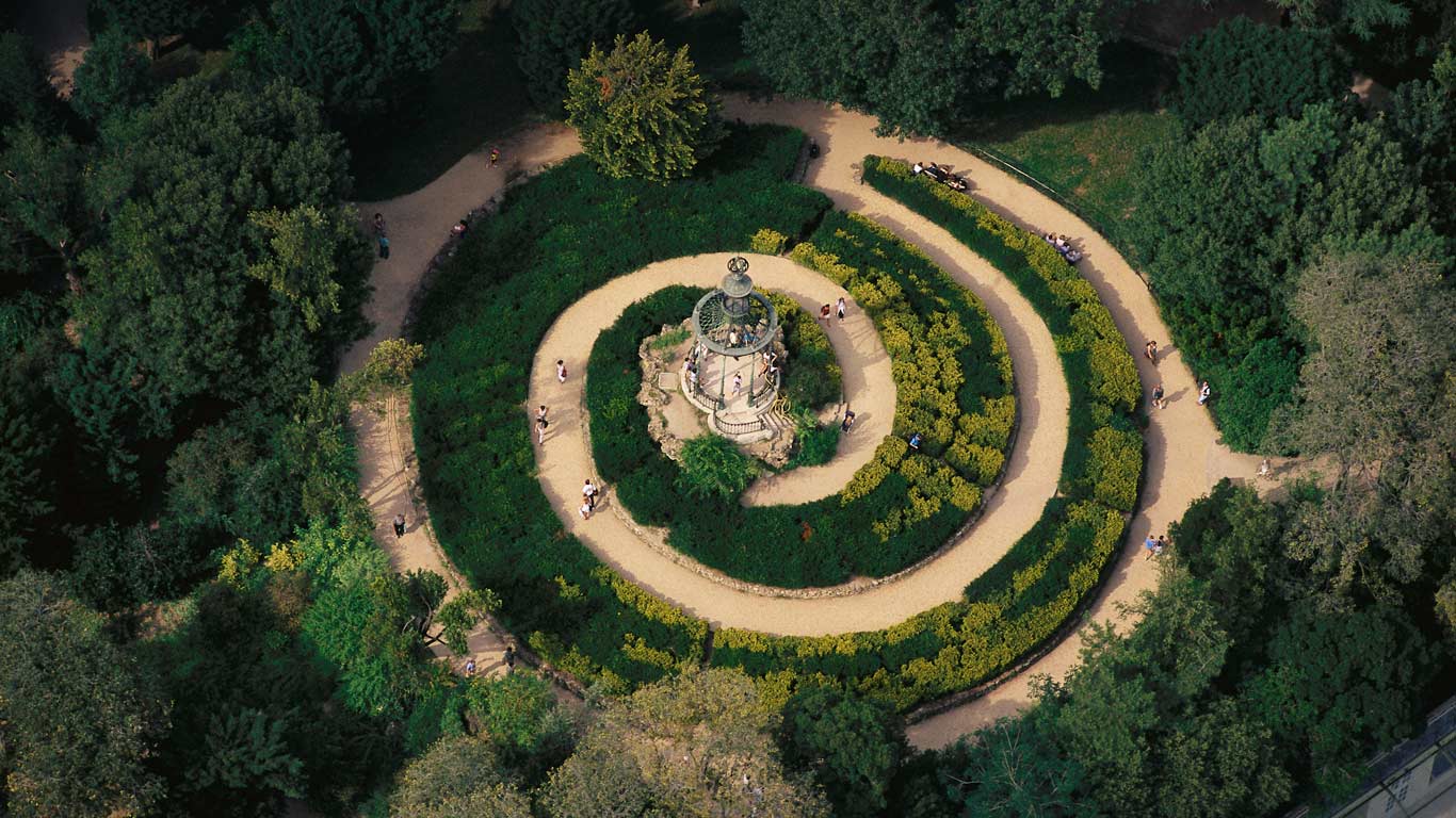 Jardin des plantes près de la Grande mosquée de Paris, Île-de-France (© Yann Arthus-Bertrand/Corbis)(Bing France)